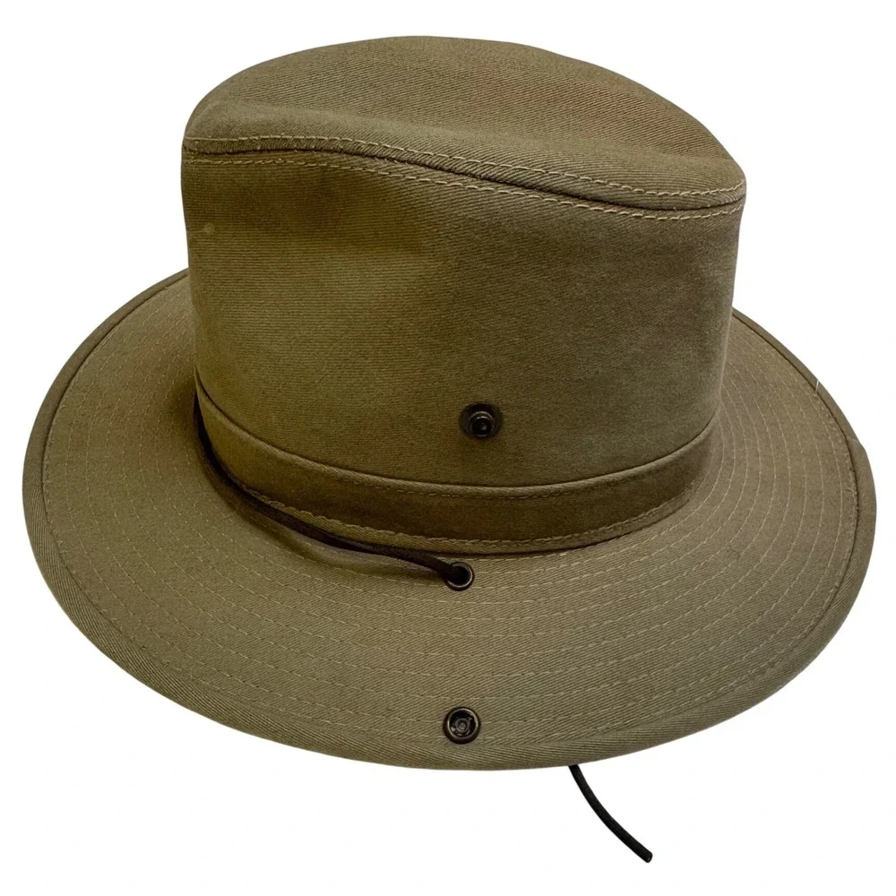 Henschel Hat Co Kids Safari Outback Hat Khaki Child Medium USA Made Cotton
